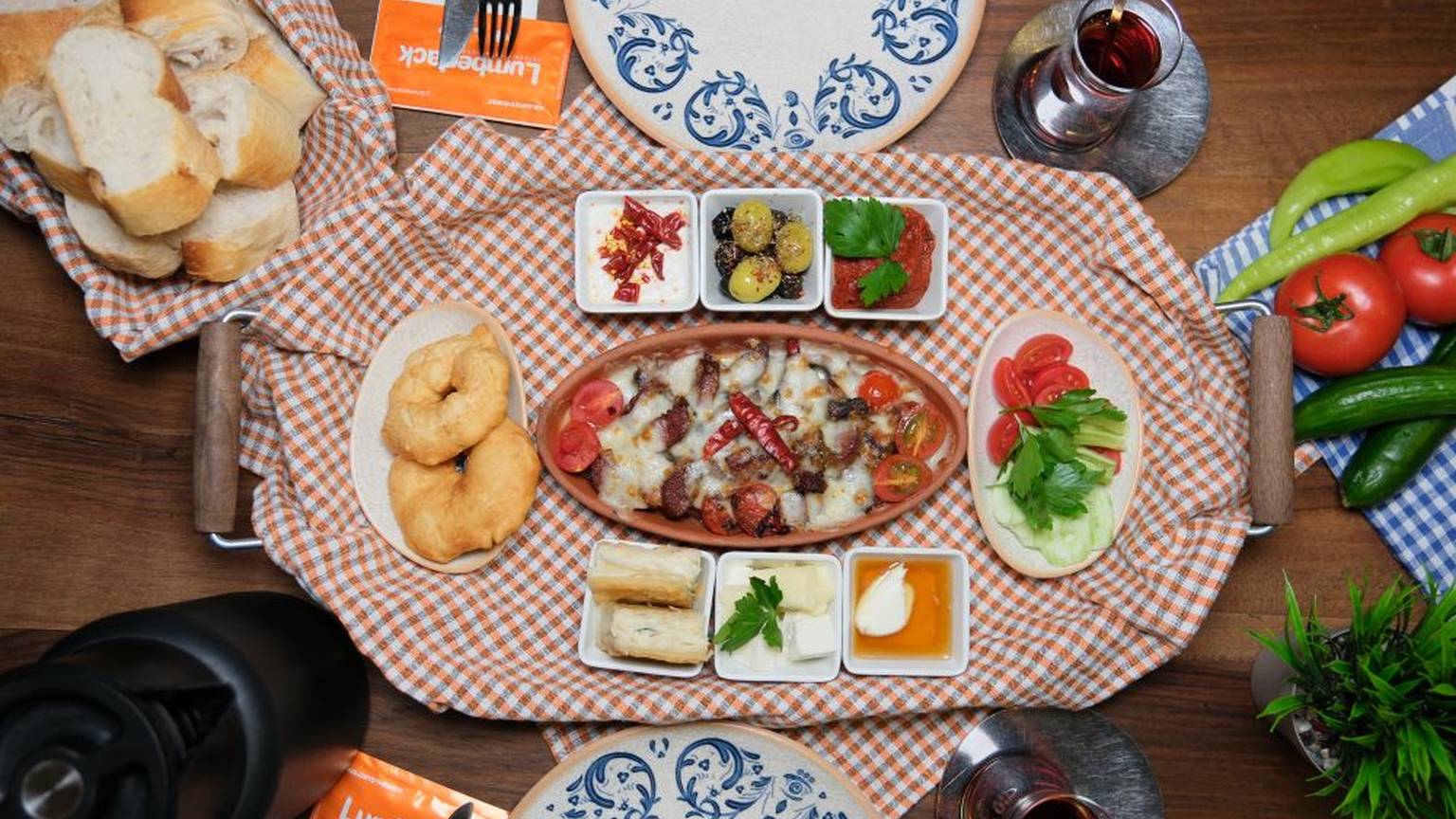 Atom Kahvaltı Sinisi (İki Kişilik)